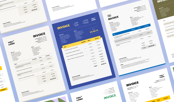 专业收款单模板