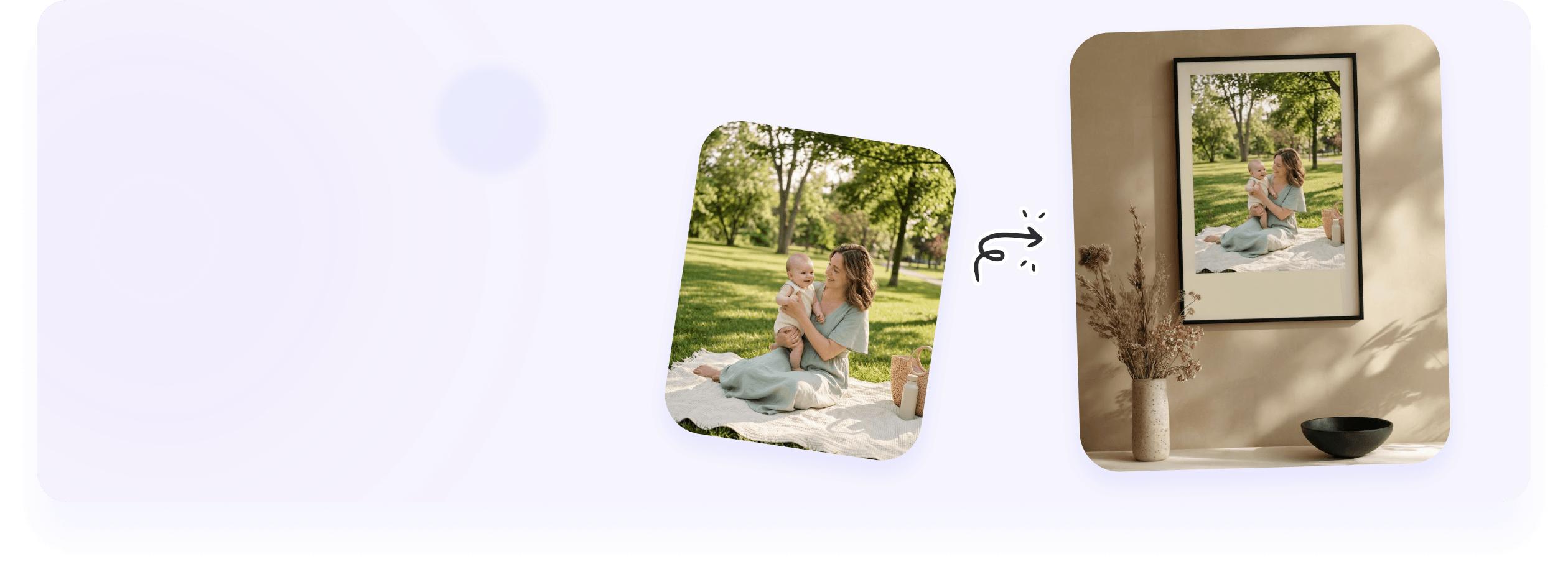 将低分辨率的图片提升为高清打印品质，适合海报和装饰画输出，细节清晰呈现。