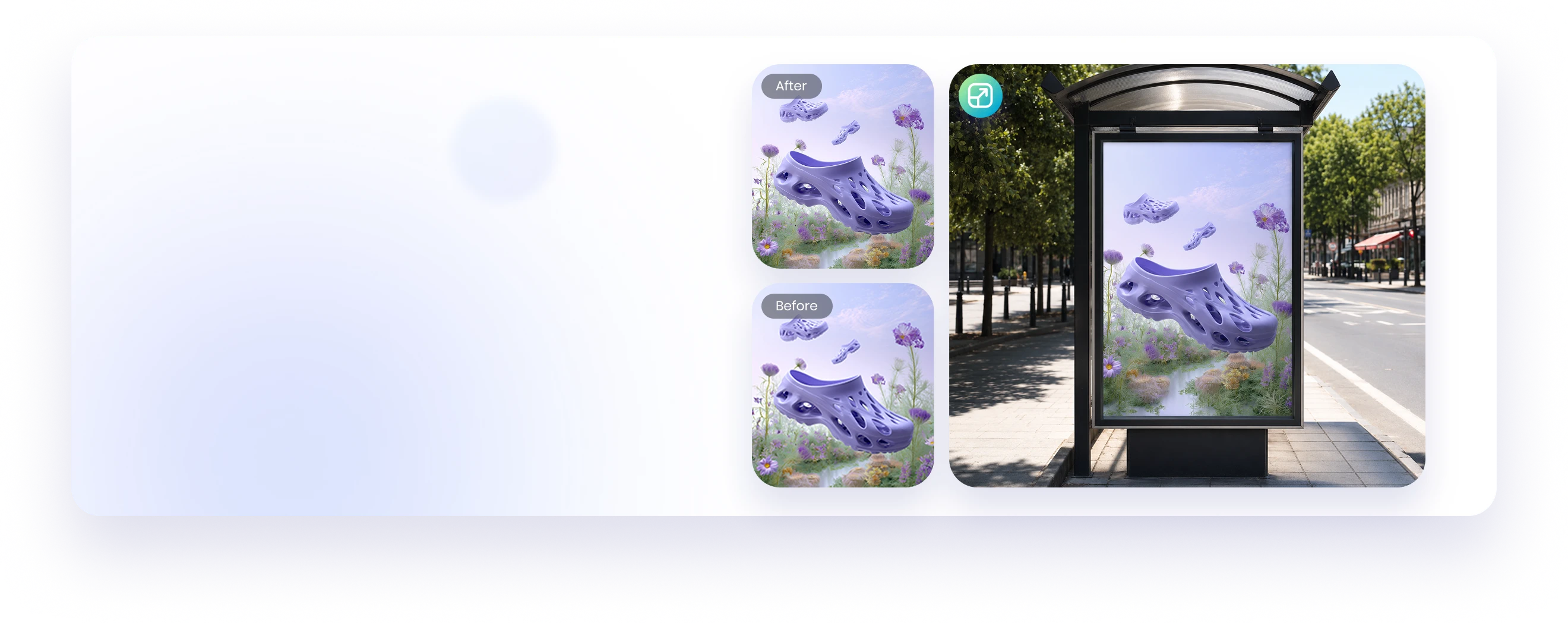 AI图片无损放大前后效果对比，提升大尺寸打印图片清晰度