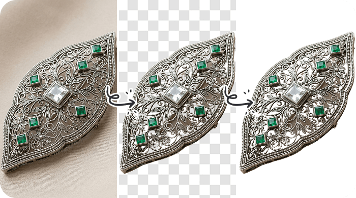 移除商品图背景并再白底图