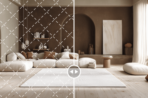 去除房产图片上的格子水印