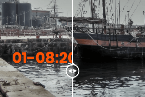 去除老照片上的时间戳