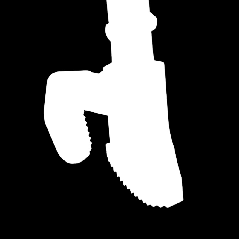 精修主体 mask 图