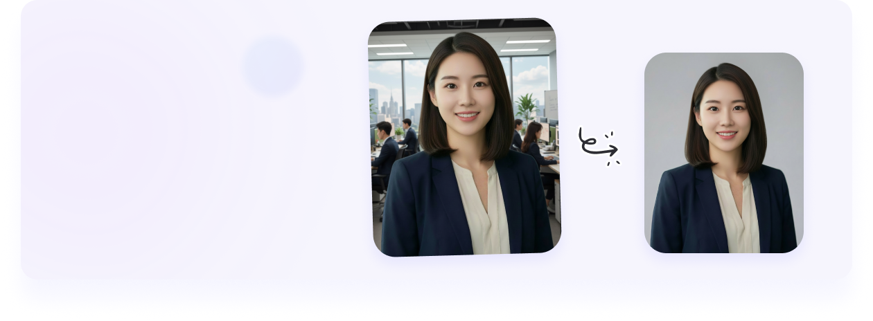 给人像抠图并换上新背景