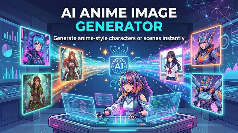 AI 动漫图像生成器，轻松生成动漫作品 | 录咖